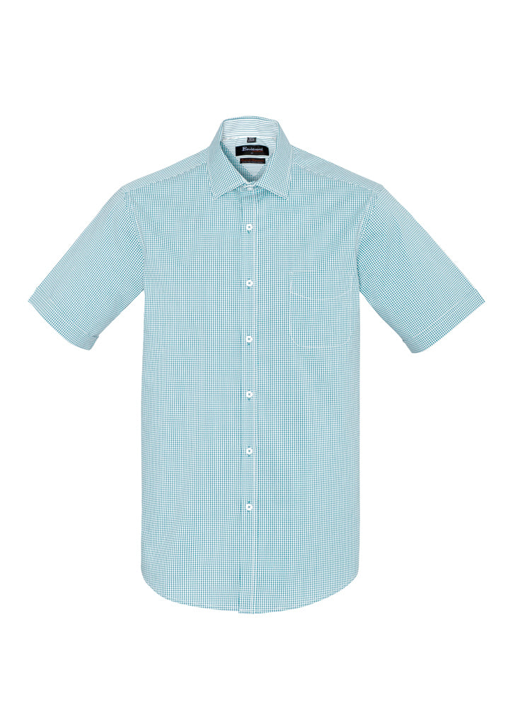 Biz Corporates 42522 Mens Newport Short Sleeve Shirt