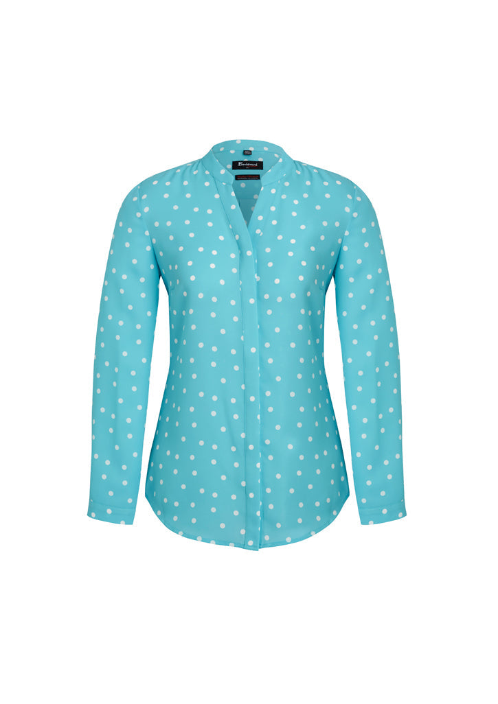 Biz Corporates 44310 Womens Juliette Spot Print Blouse