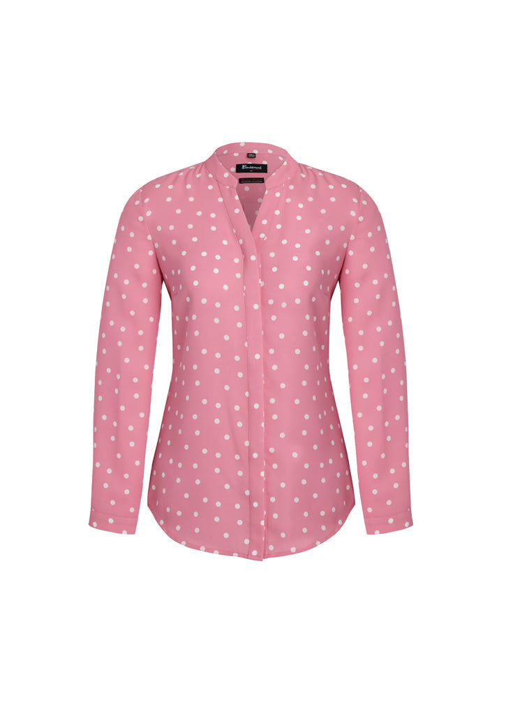 Biz Corporates 44310 Womens Juliette Spot Print Blouse