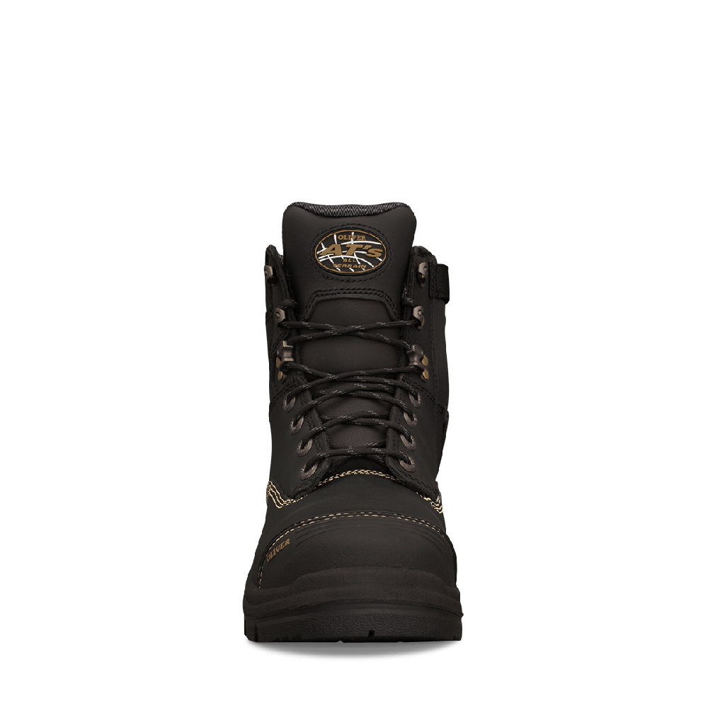 Oliver 55345z Zip Sided Boots Black