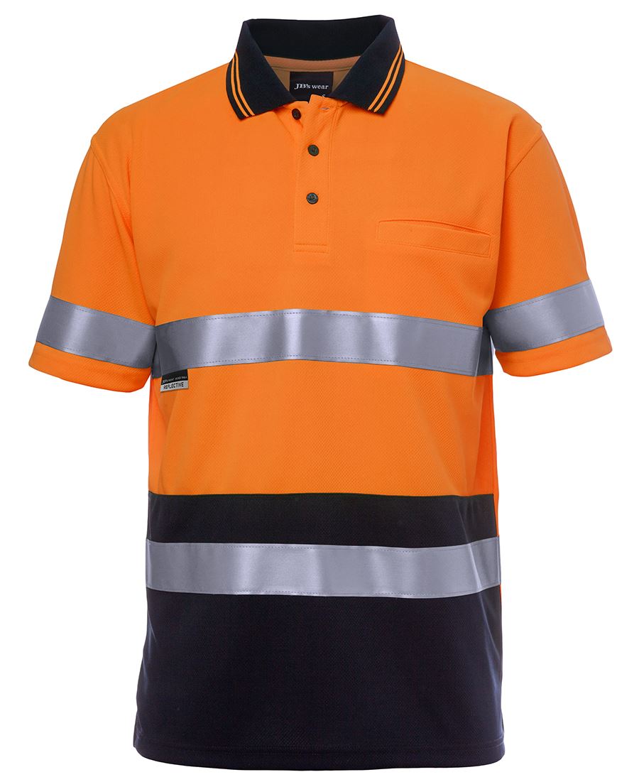 JBs 6HVST HV S/S NON CUFF (D+N) TRAD POLO