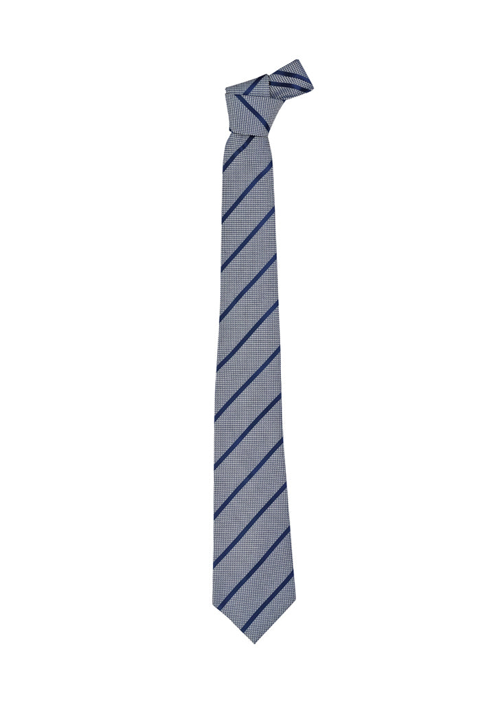 Biz Corporates 99102 Mens Single Contrast Stripe Tie