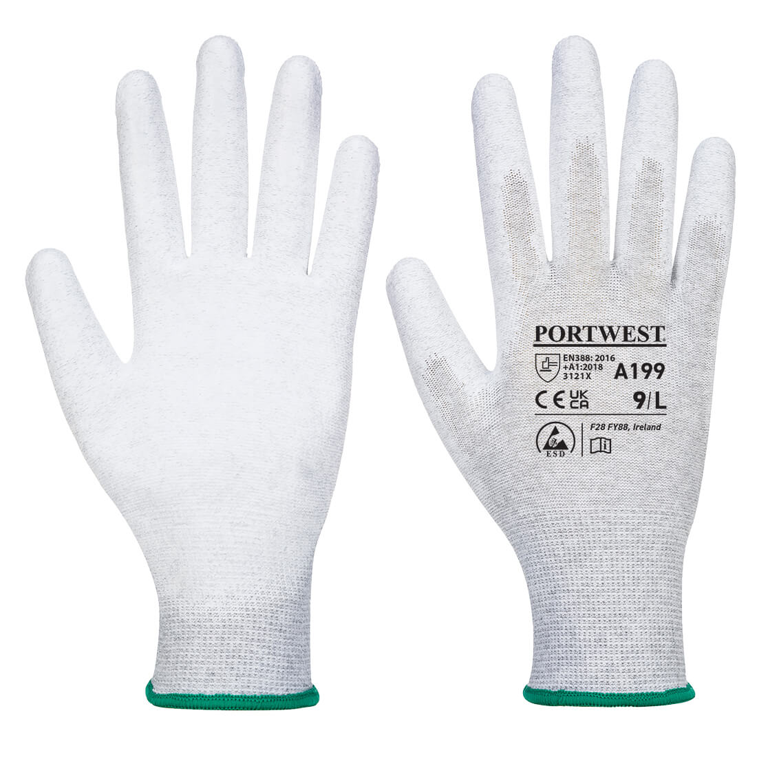 Portwest A199 Antistatic PU Palm Glove