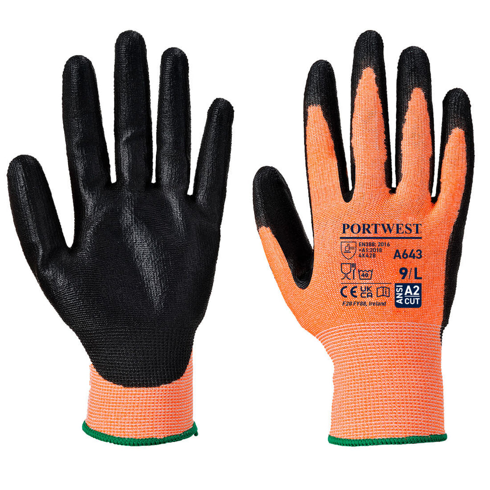 Portwest A643 Amber Cut - Nitrile Foam Amber