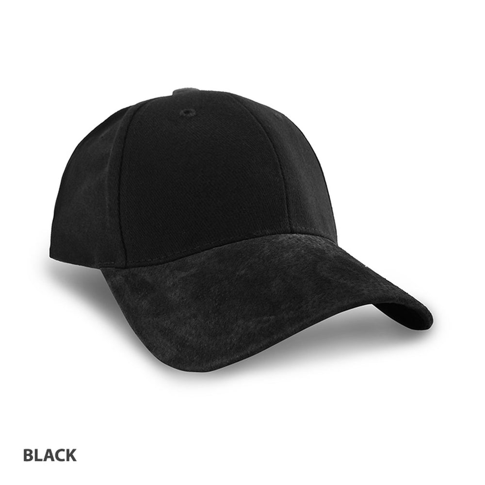 Grace Collection Heavy Brushed Cotton Suede Peak Cap Ah010