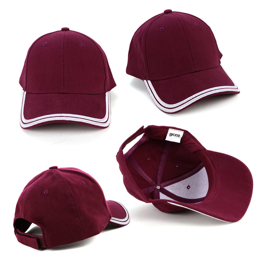 Grace Collection Hbc Double Piping Cap Ah030