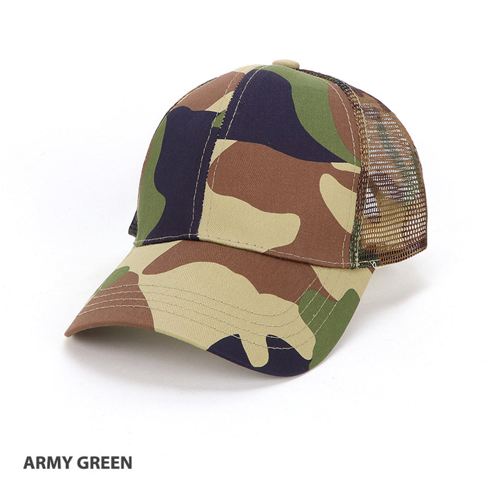 Grace Collection Camo 6-panel Cap Ah069