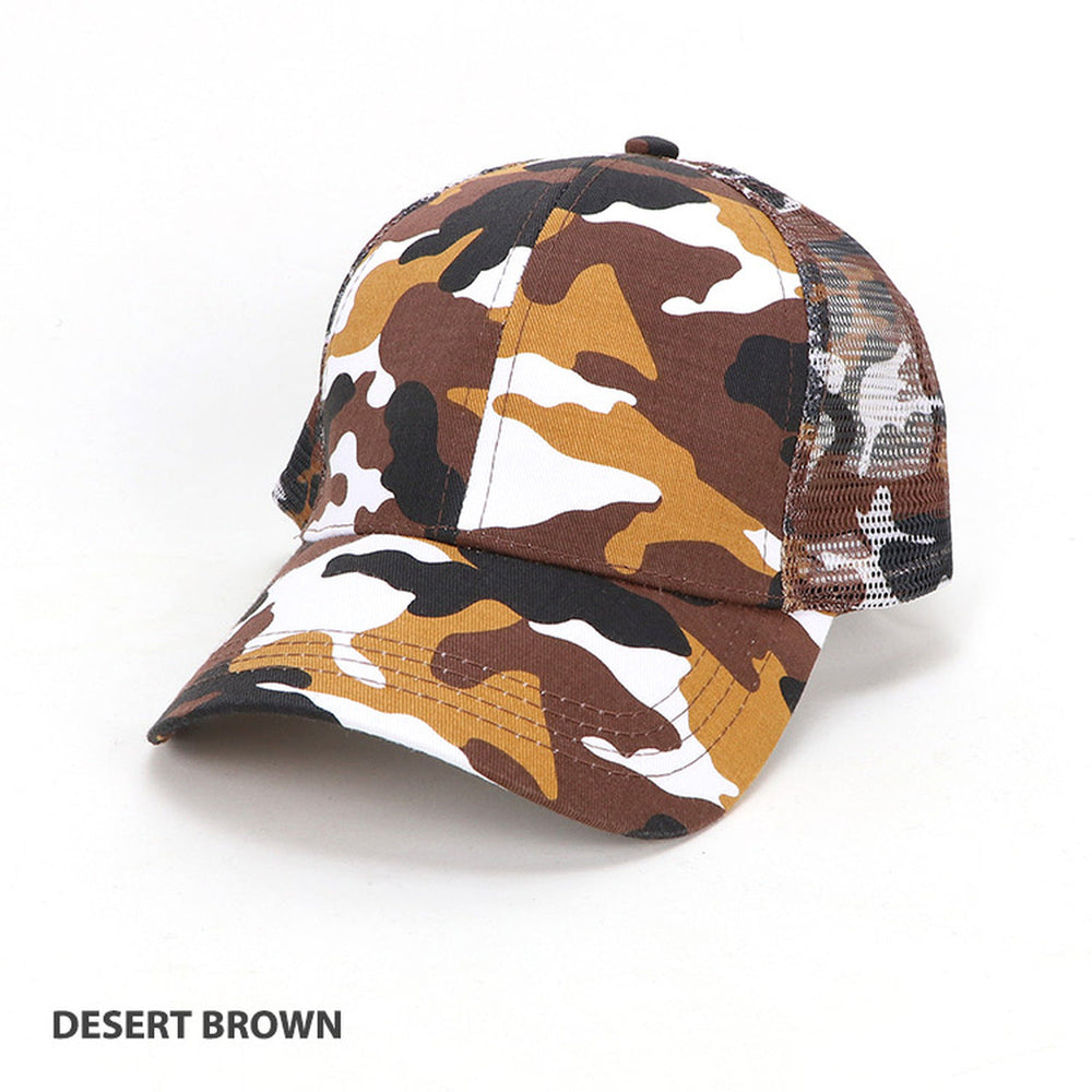 Grace Collection Camo 6-panel Cap Ah069