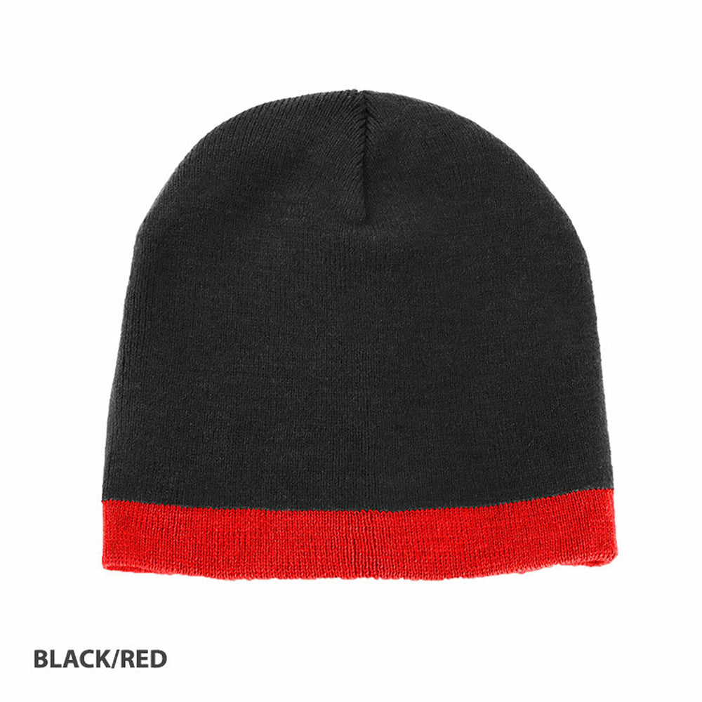 Grace Collection Acrylic Two-tone Beanie Ah097