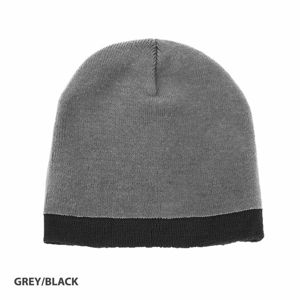 Grace Collection Acrylic Two-tone Beanie Ah097