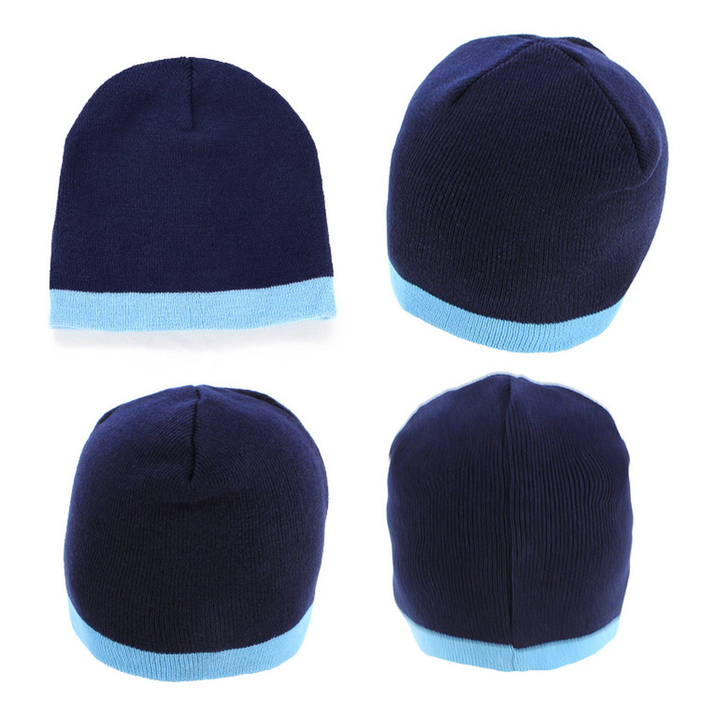 Grace Collection Acrylic Two-tone Beanie Ah097