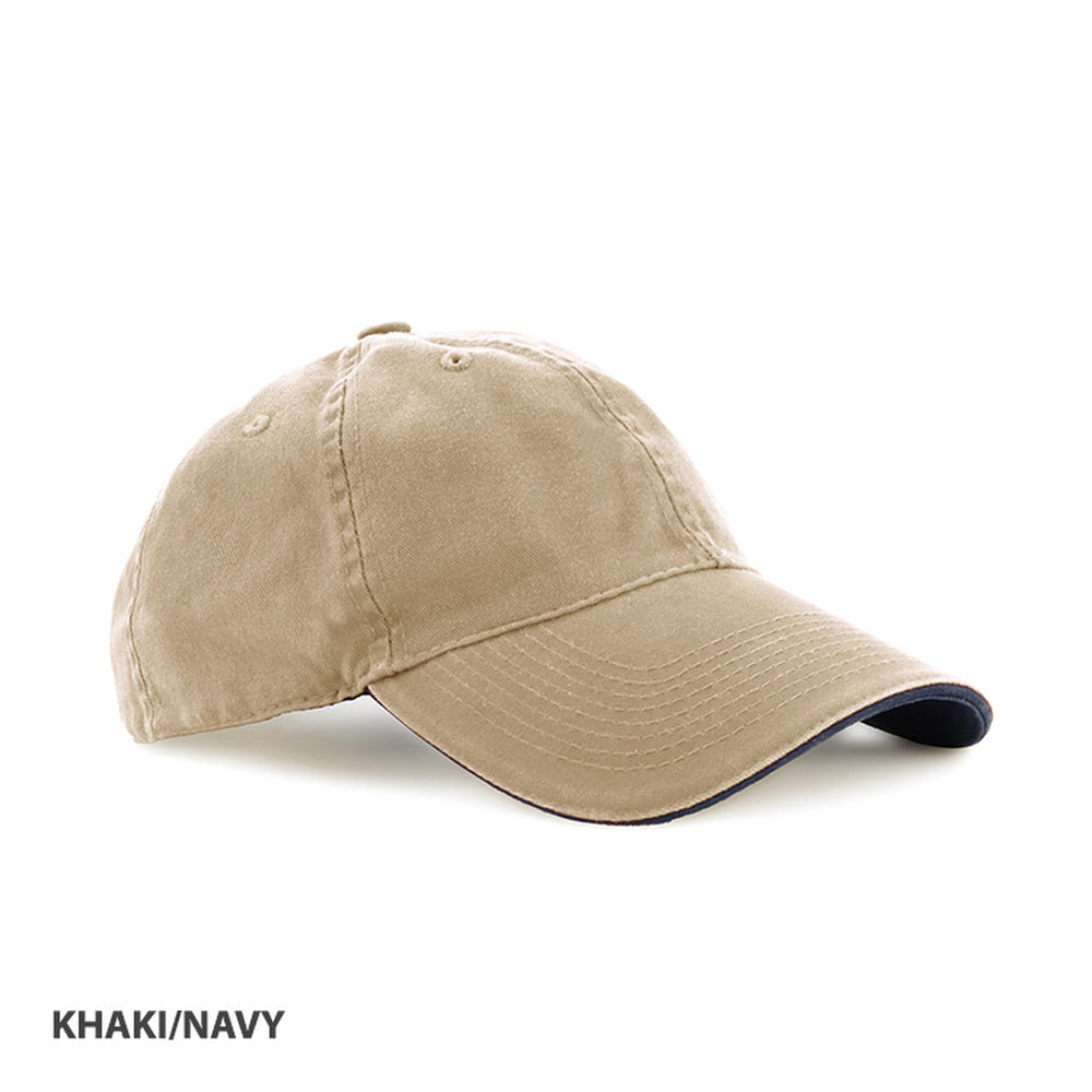 Grace Collection Enzyme Washed Cap With Sandwich Ah129