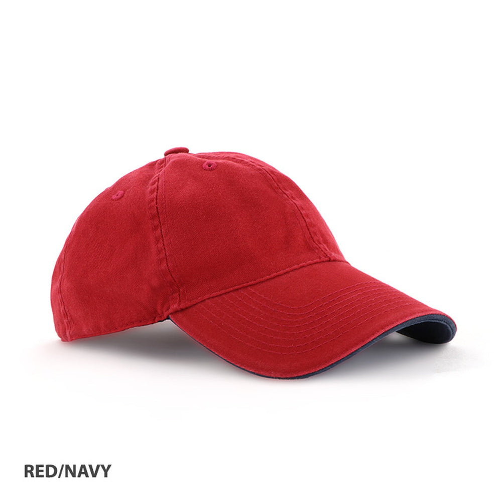 Grace Collection Enzyme Washed Cap With Sandwich Ah129