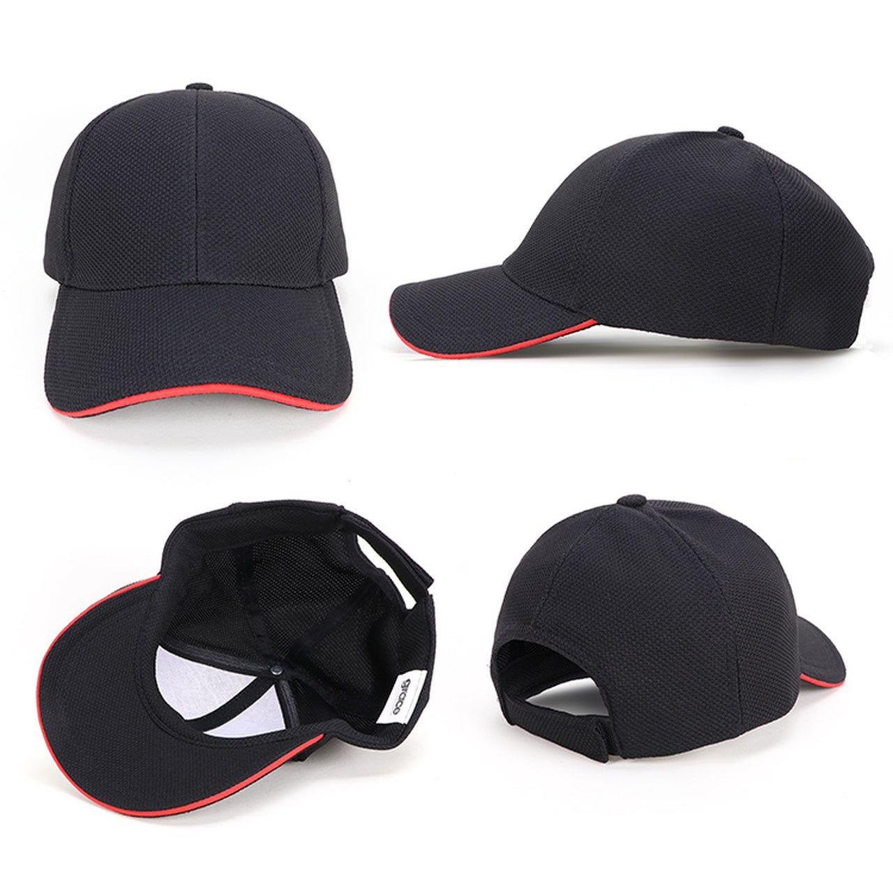 Grace Collection Pq Mesh Plain Sandwich Design Cap Ah150