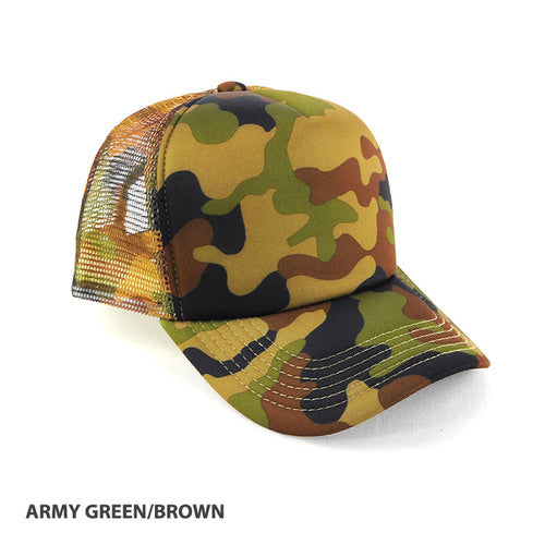 Grace Collection Camouflage Truck Cap Ah296
