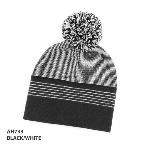 Grace Collection Beanie With Pom Pom Ah733