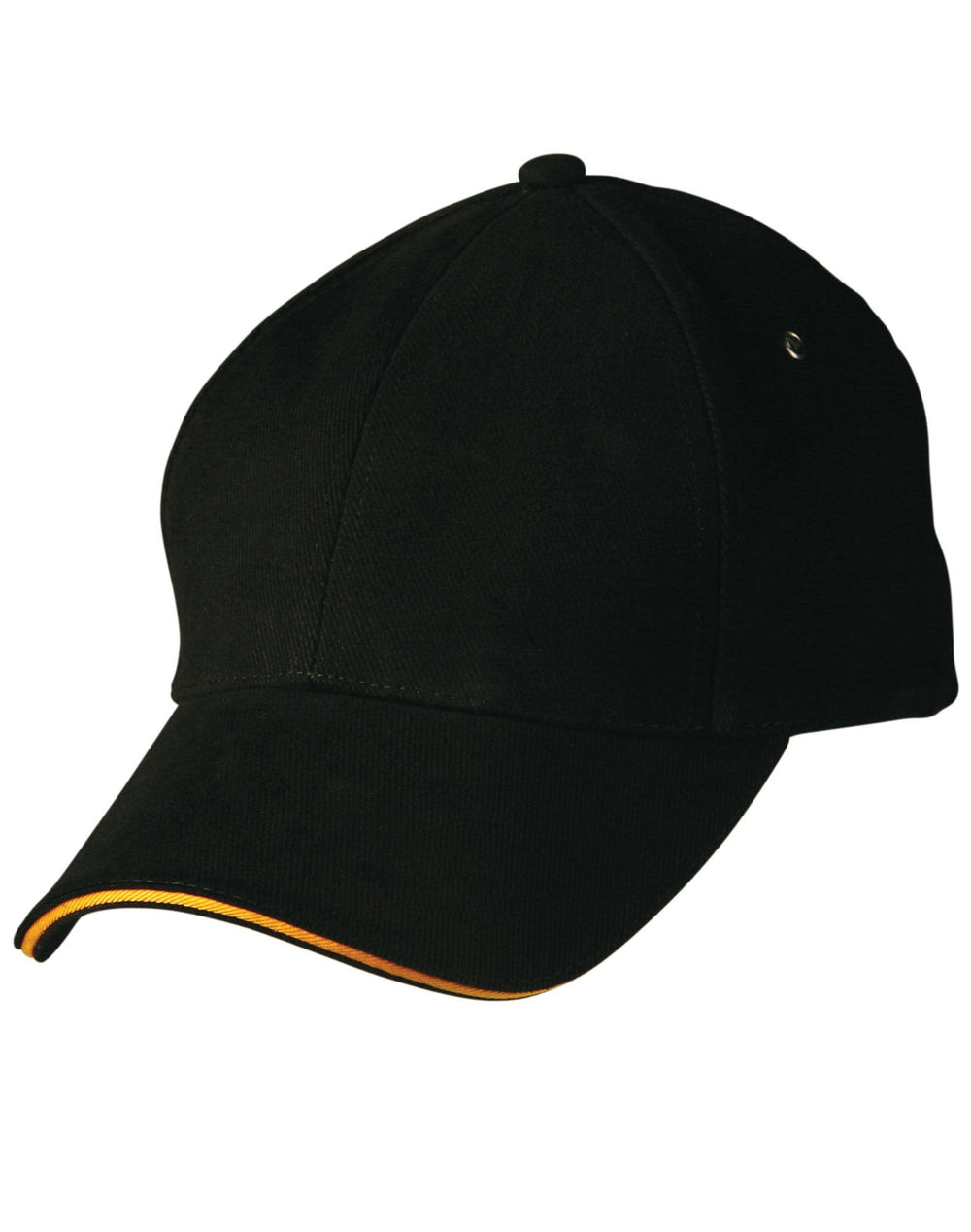 Winning Spirit Ch18 Heavy Brushed Cotton Sandwich Peak Cap