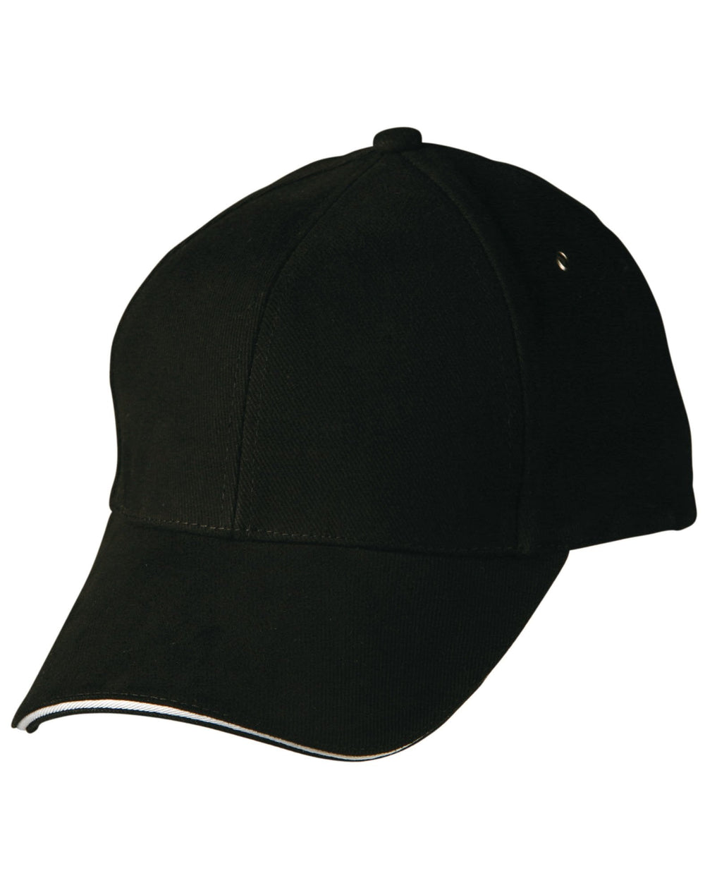Winning Spirit Ch18 Heavy Brushed Cotton Sandwich Peak Cap