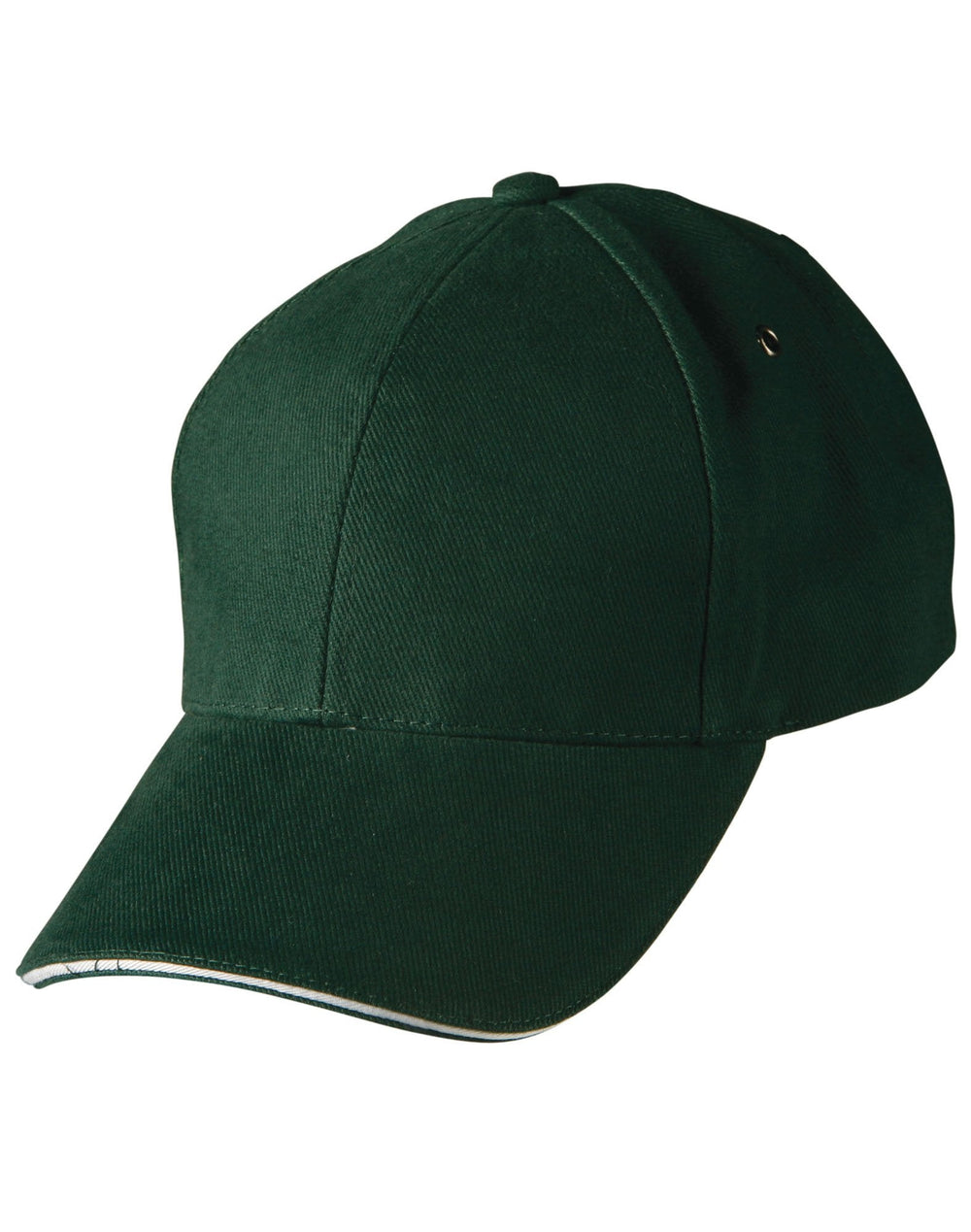 Winning Spirit Ch18 Heavy Brushed Cotton Sandwich Peak Cap