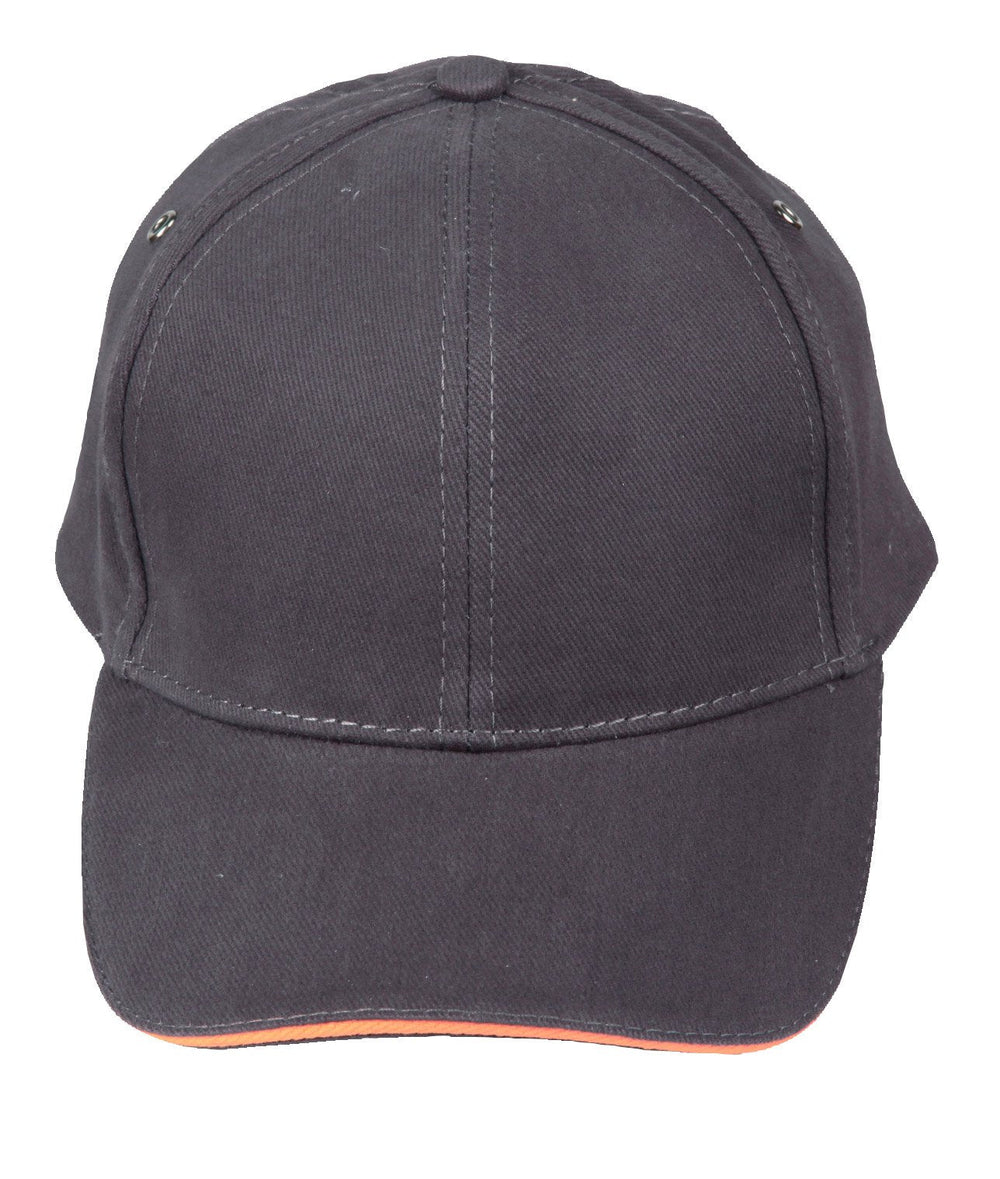 Winning Spirit Ch18 Heavy Brushed Cotton Sandwich Peak Cap