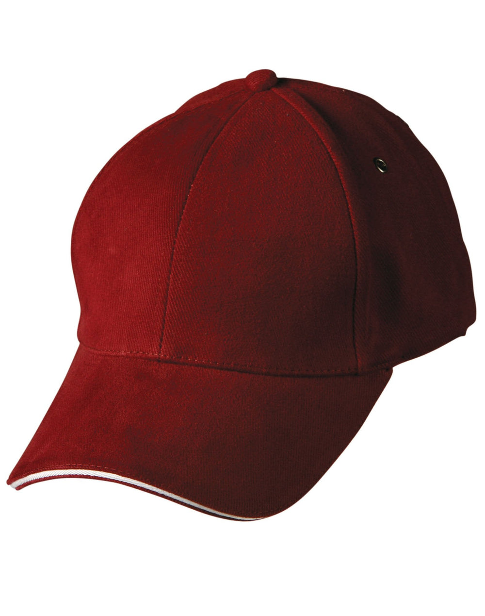 Winning Spirit Ch18 Heavy Brushed Cotton Sandwich Peak Cap