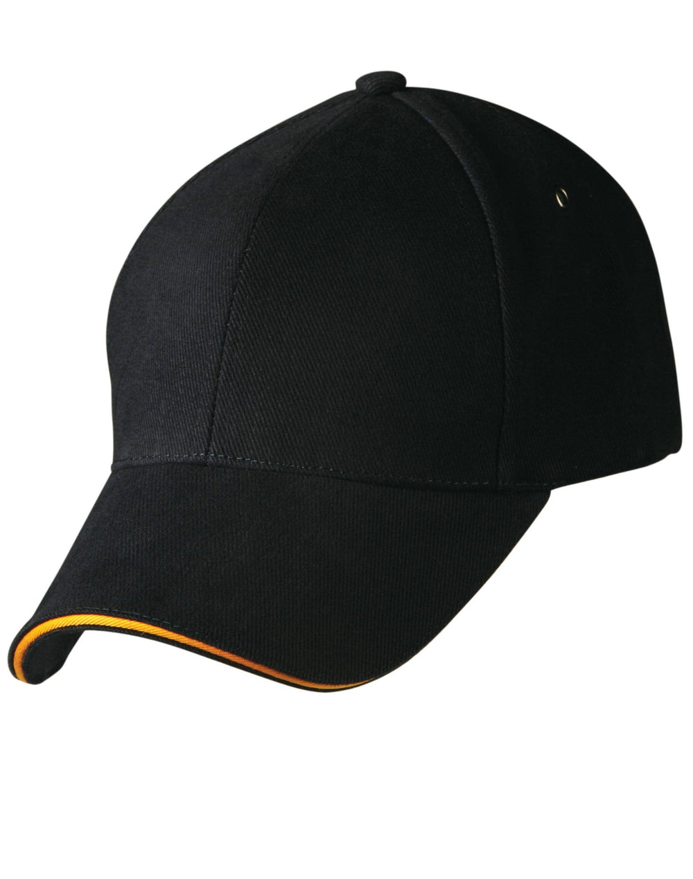 Winning Spirit Ch18 Heavy Brushed Cotton Sandwich Peak Cap