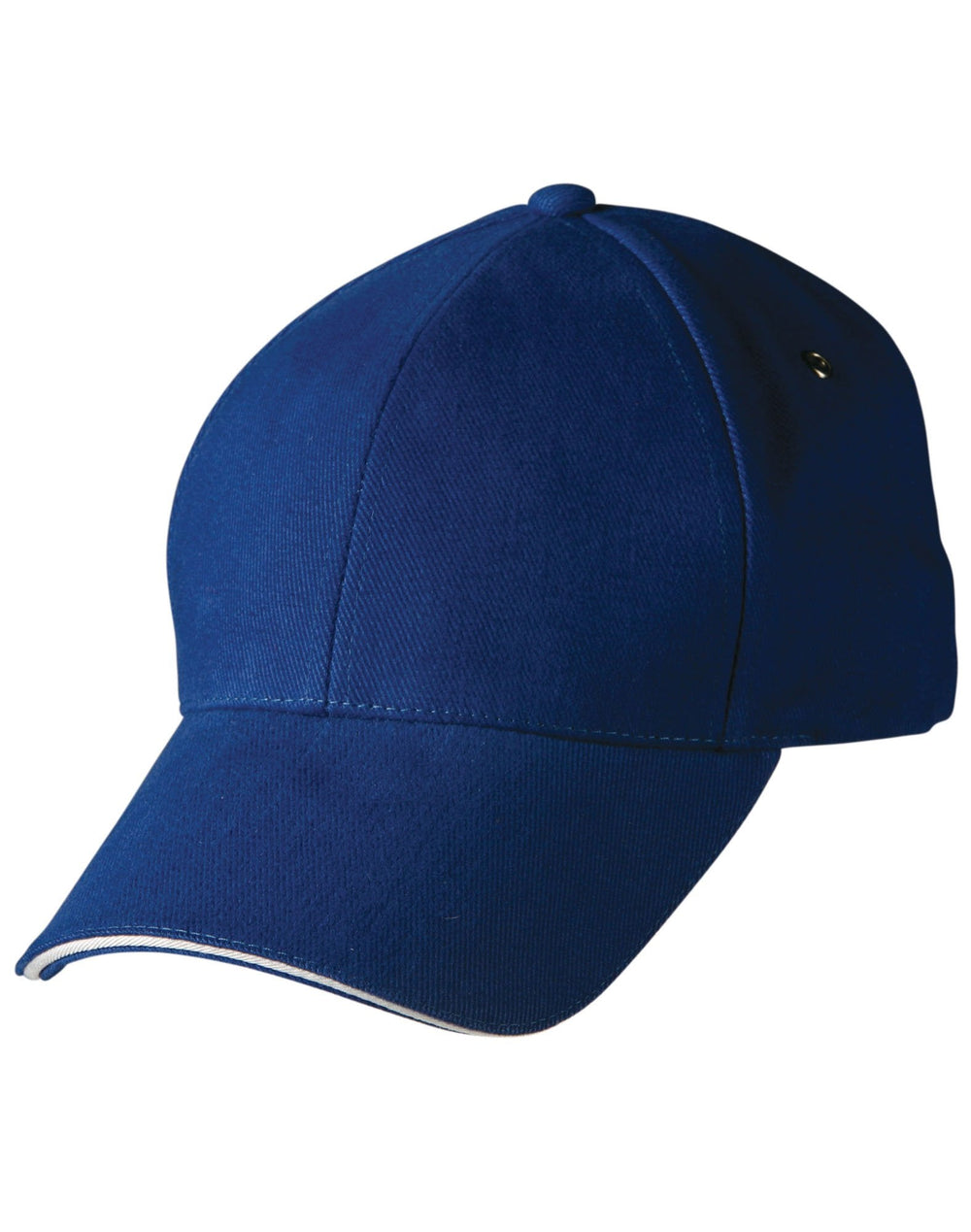 Winning Spirit Ch18 Heavy Brushed Cotton Sandwich Peak Cap