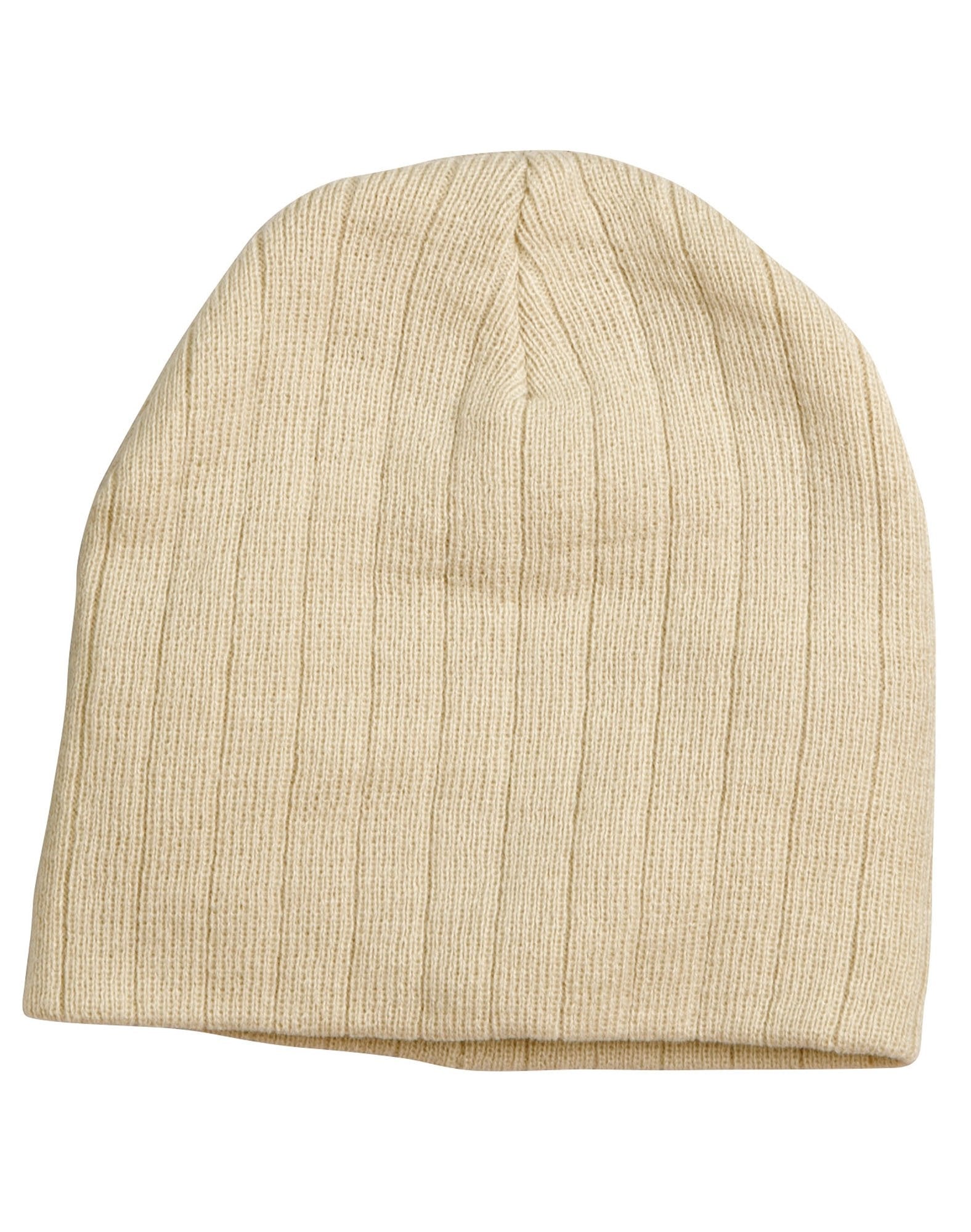 Winning Spirit Ch64 Cable Knit Beanie With Fleece Head Band