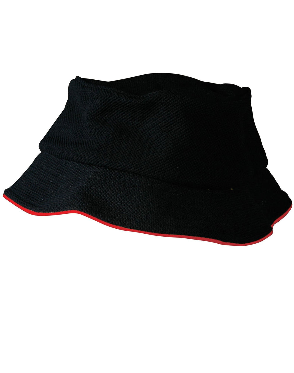 Winning Spirit Ch71 Pique Mesh With Sandwich Trim Bucket Hat