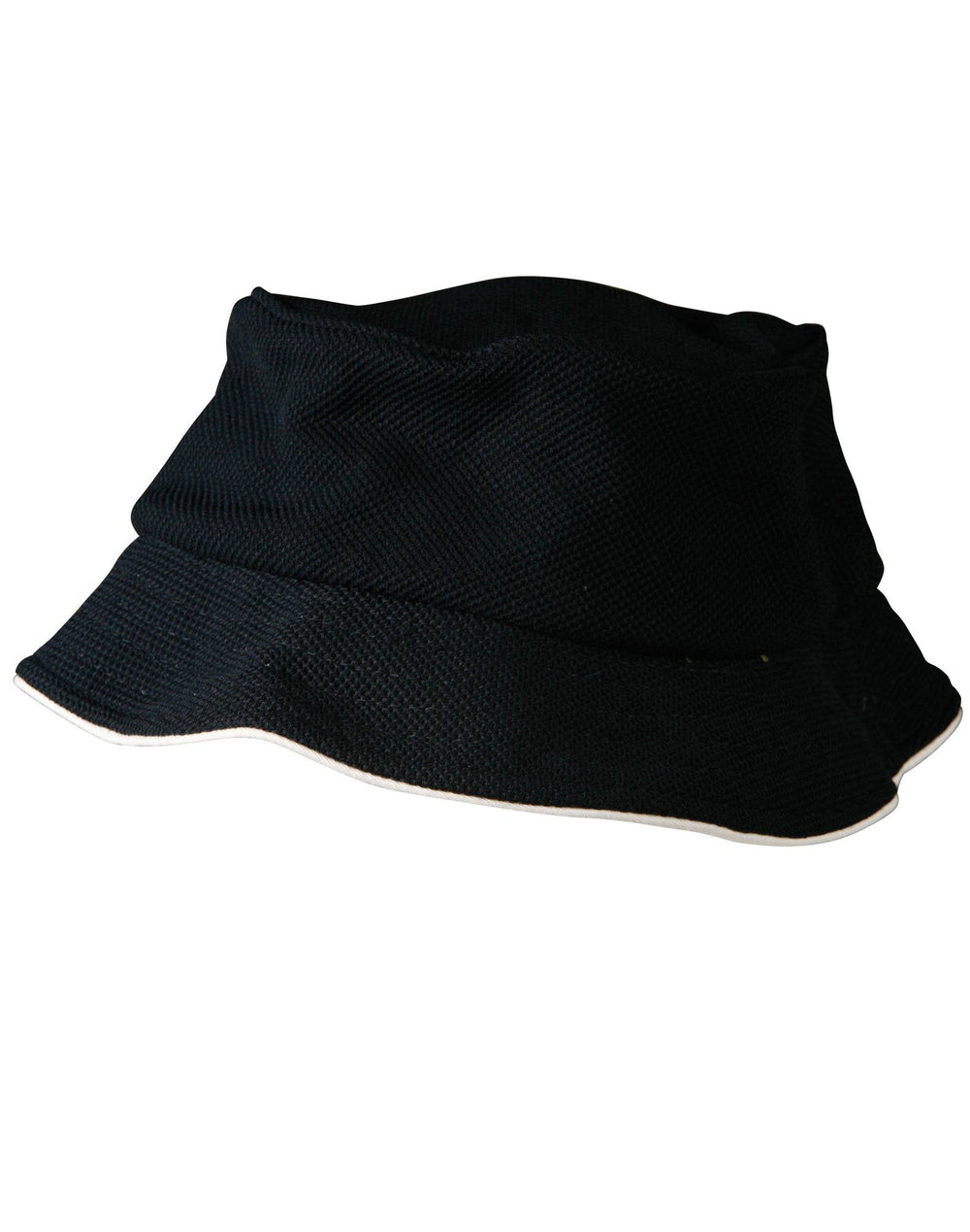 Winning Spirit Ch71 Pique Mesh With Sandwich Trim Bucket Hat