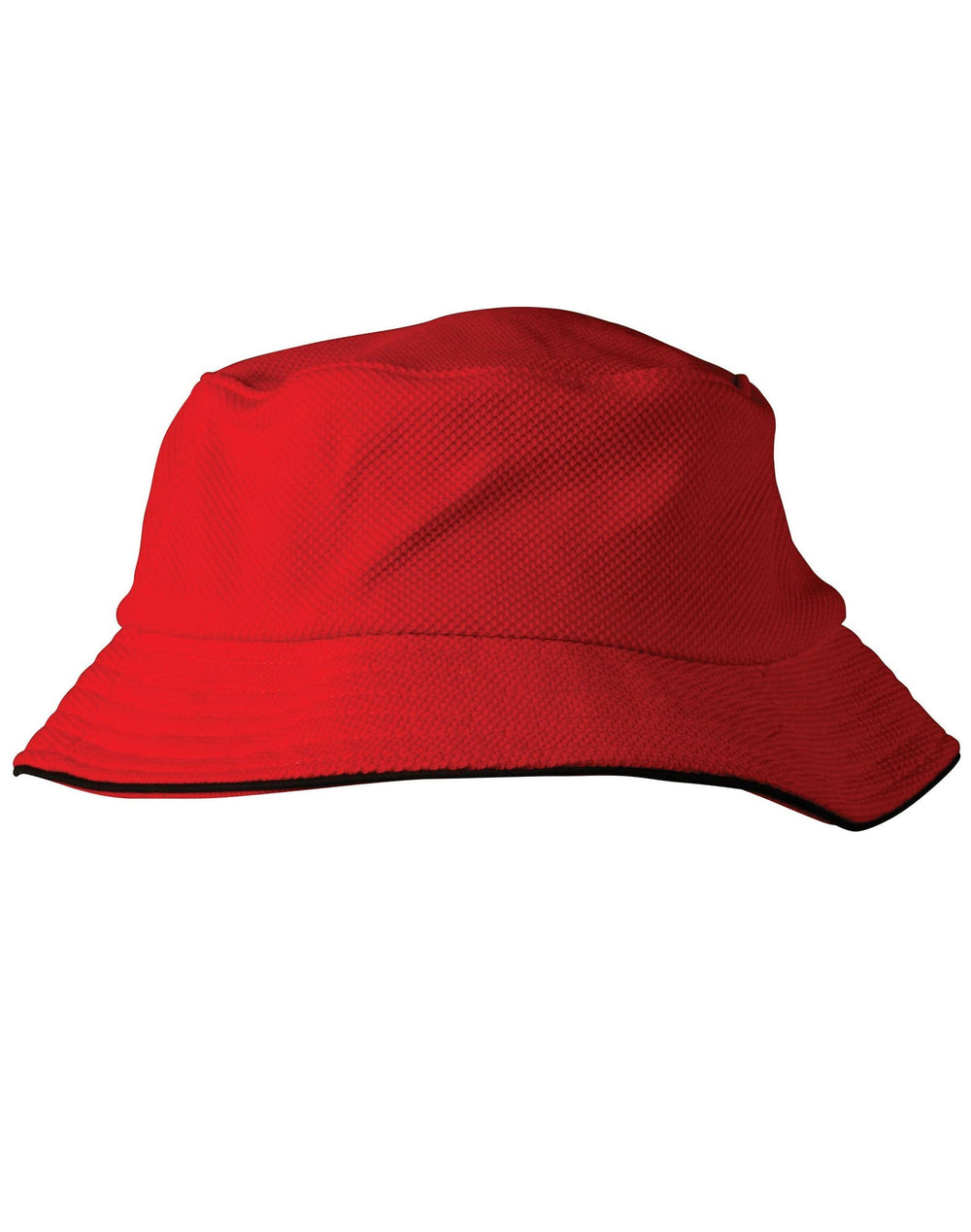 Winning Spirit Ch71 Pique Mesh With Sandwich Trim Bucket Hat