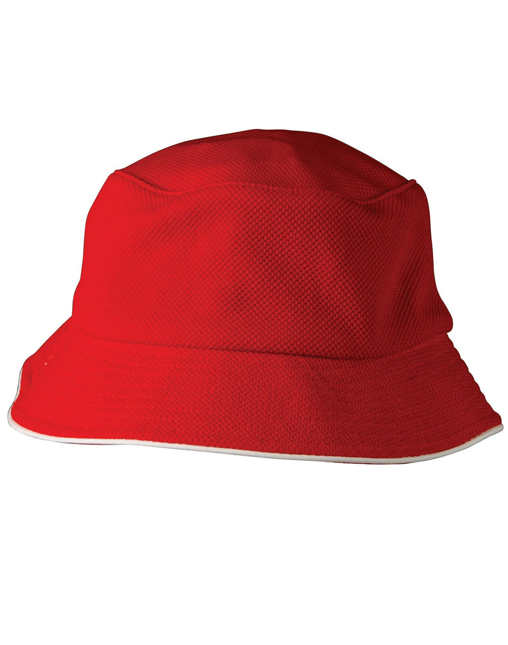Winning Spirit Ch71 Pique Mesh With Sandwich Trim Bucket Hat