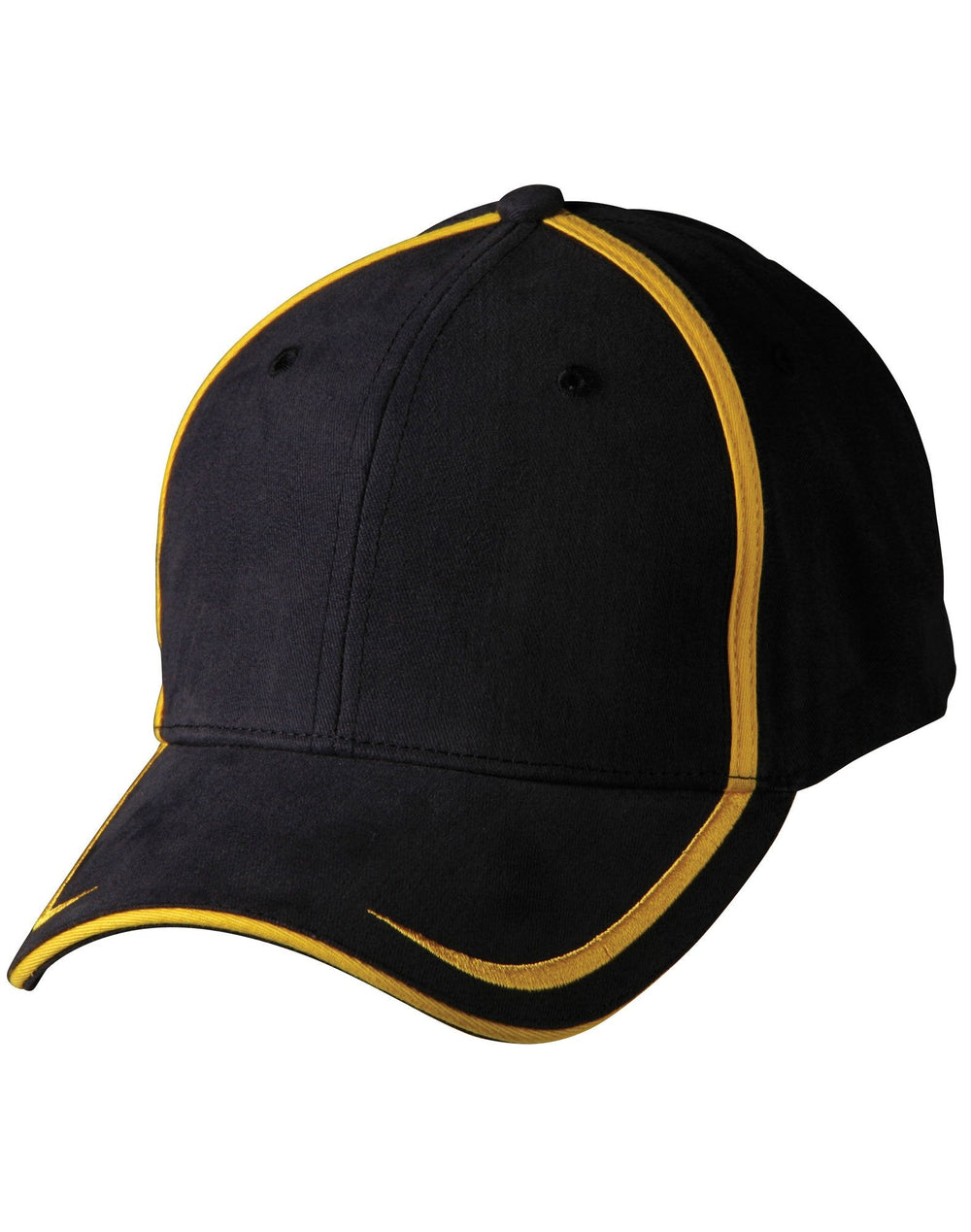 Winning Spirit Ch75 Cotton Contrast Trim Cap