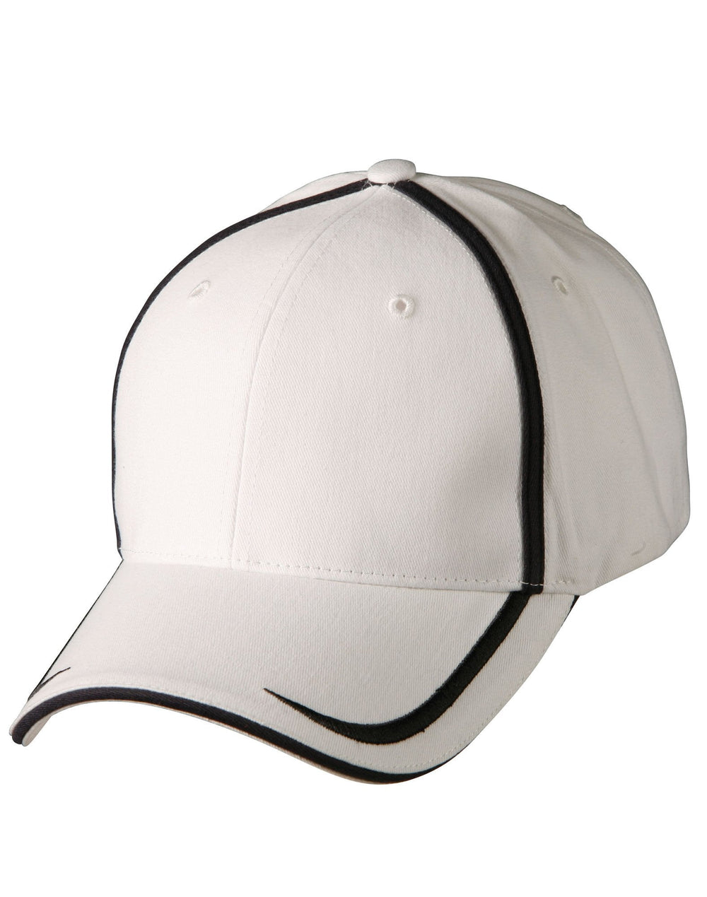 Winning Spirit Ch75 Cotton Contrast Trim Cap