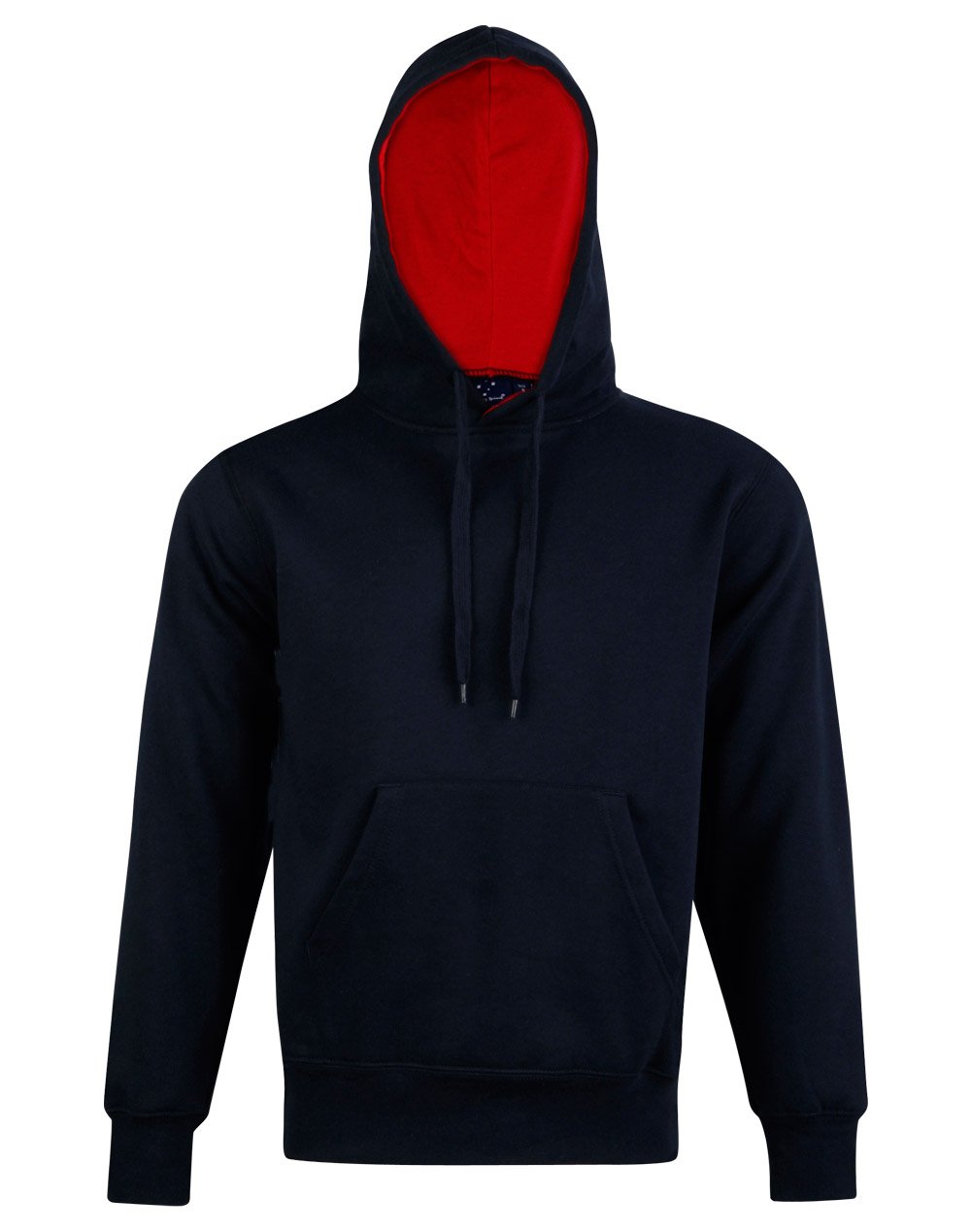 Winning Spirit Fl09 Passion Close Front Contrast Fleecy Hoodie Unisex