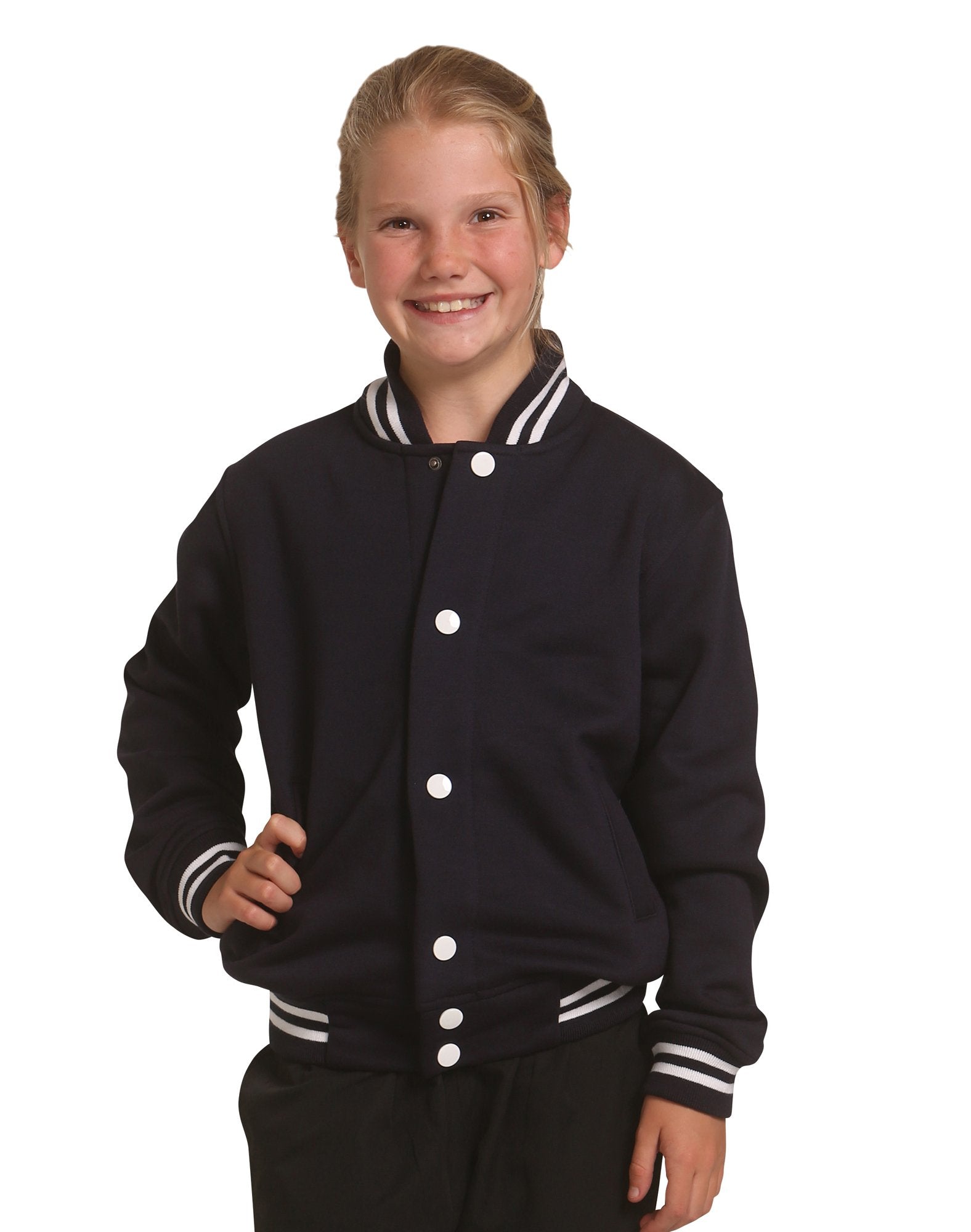 Winning Spirit Fl11k Letterman Kids Fleece Varsity Jacket