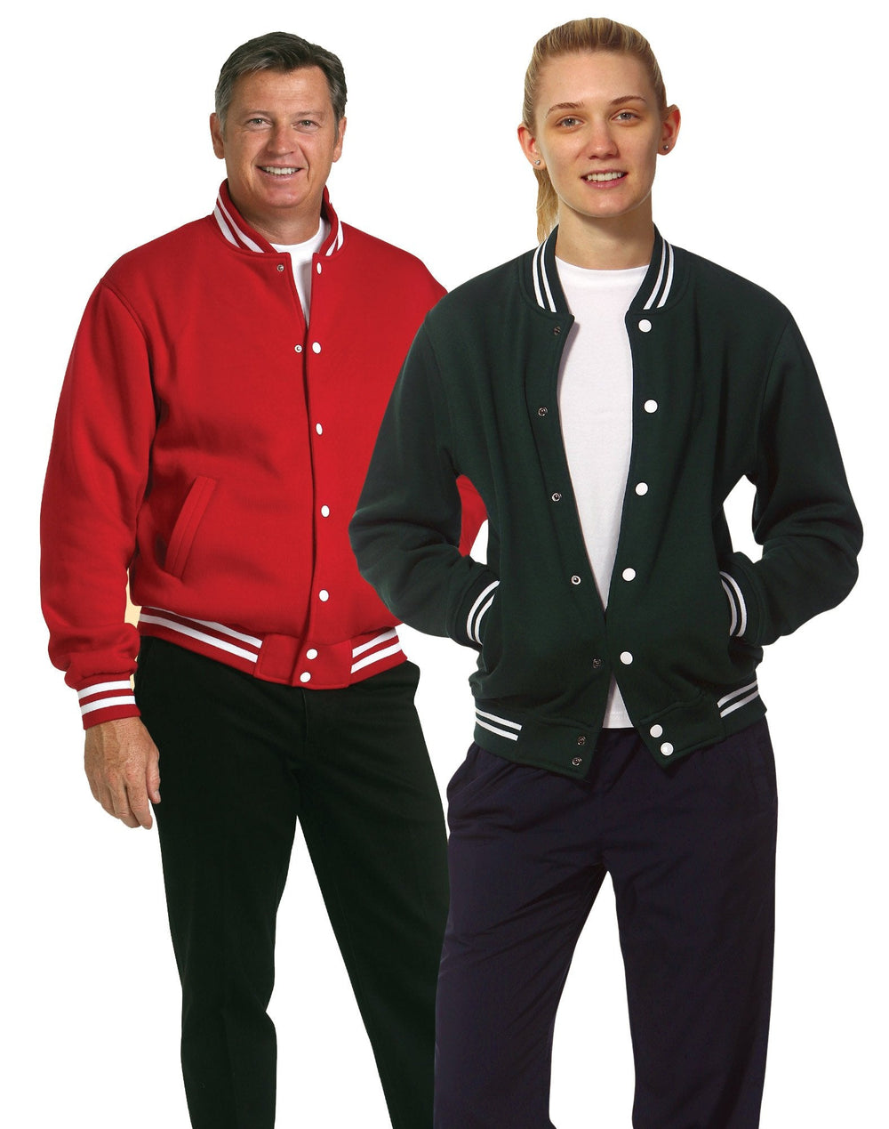 Winning Spirit Fl11 Letterman Fleece Varsity Jacket Unisex