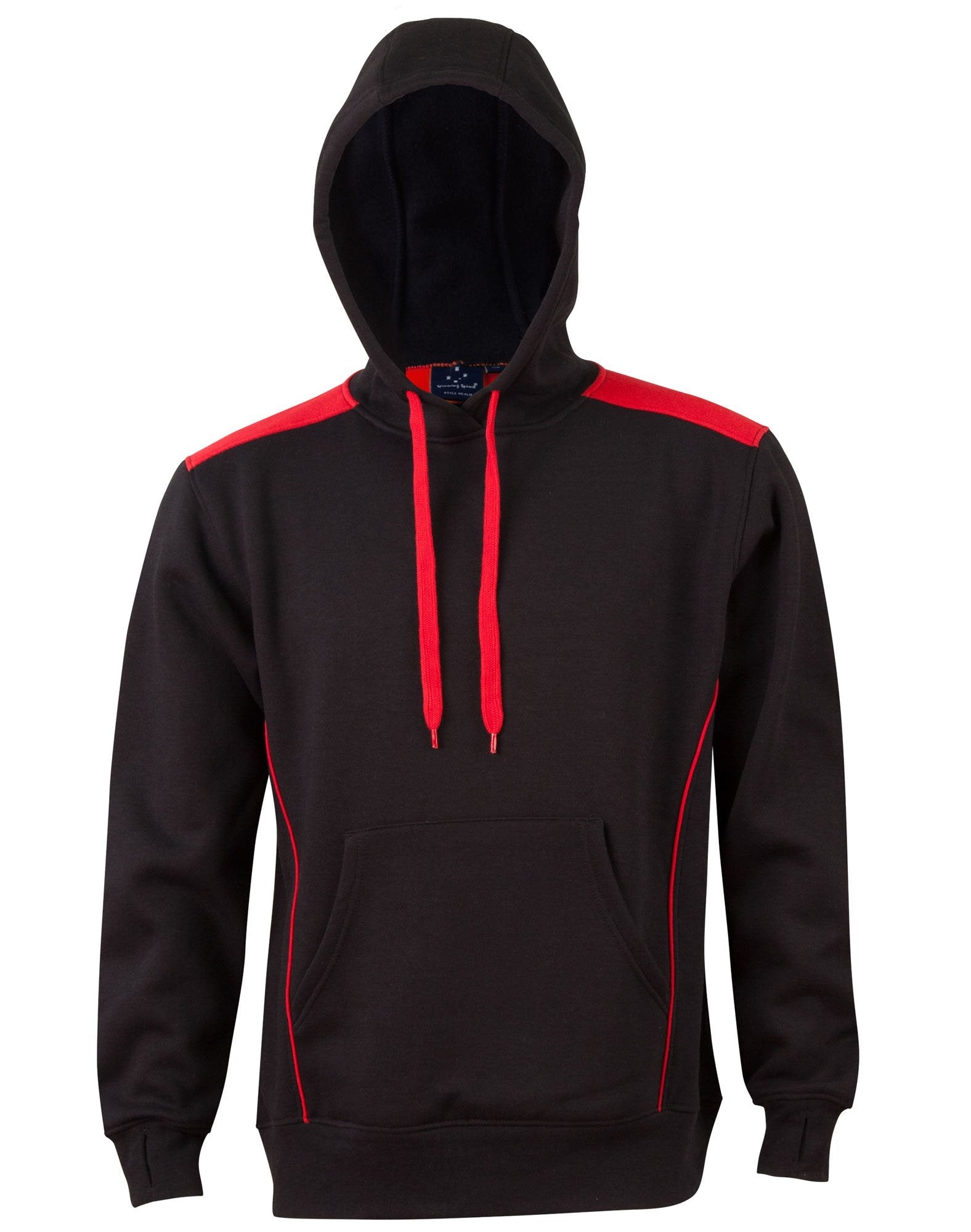 Winning Spirit Fl19 Croxton Kangaroo Pocket Contrast Hoodie Unisex