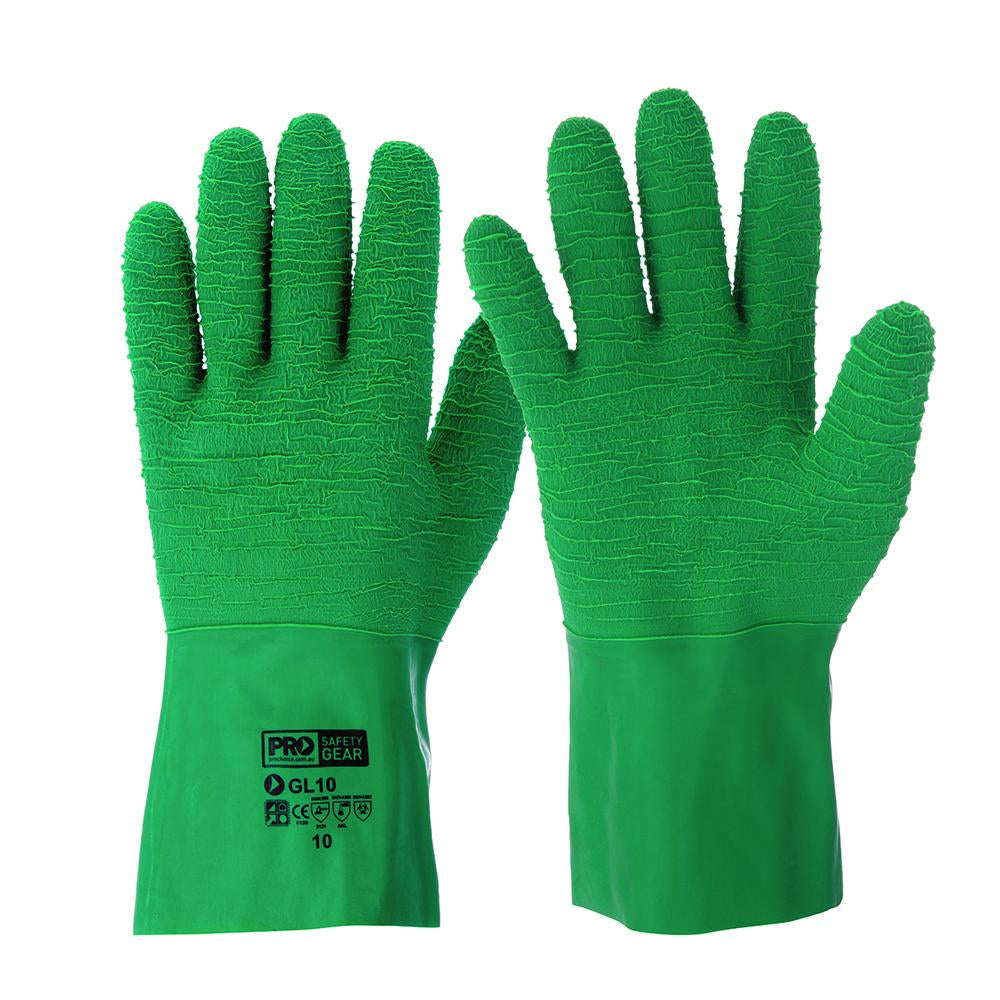 Pro Choice Safety Gear Gl Green Gauntlet Gloves