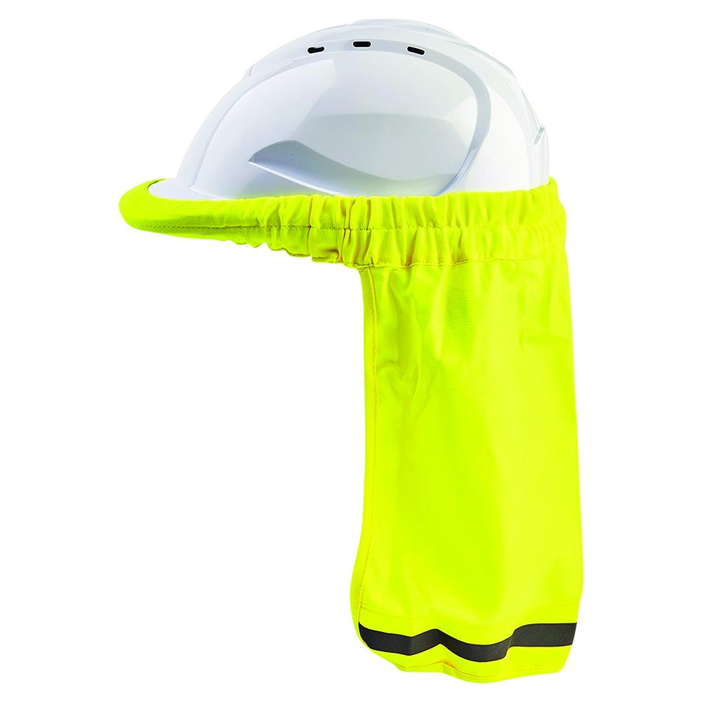 Pro Choice Safety Gear Hhnss Hard Hat Neck Sun Shade Fluro Yellow