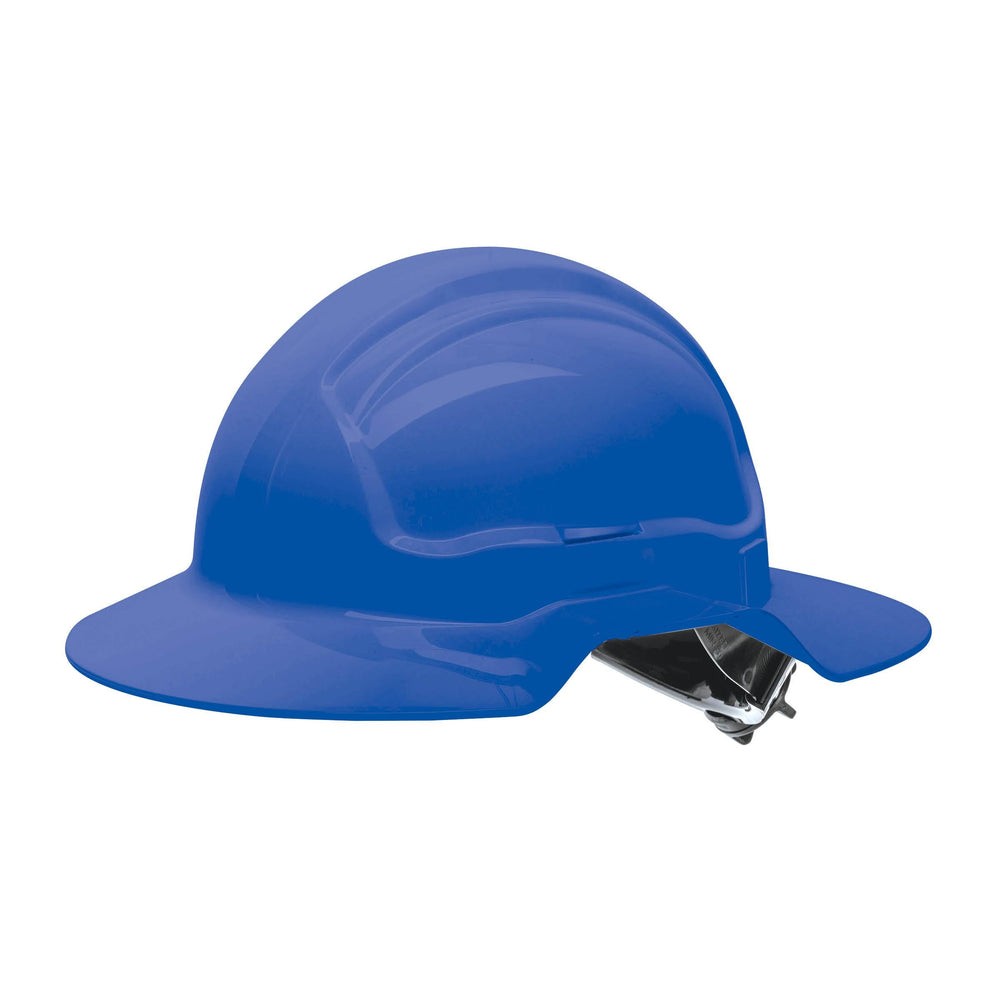 Force360 HPFPRBB56R Broad Brim Hard Hat, Non-Vented, 6 Point Ratchet Harness, Type 1