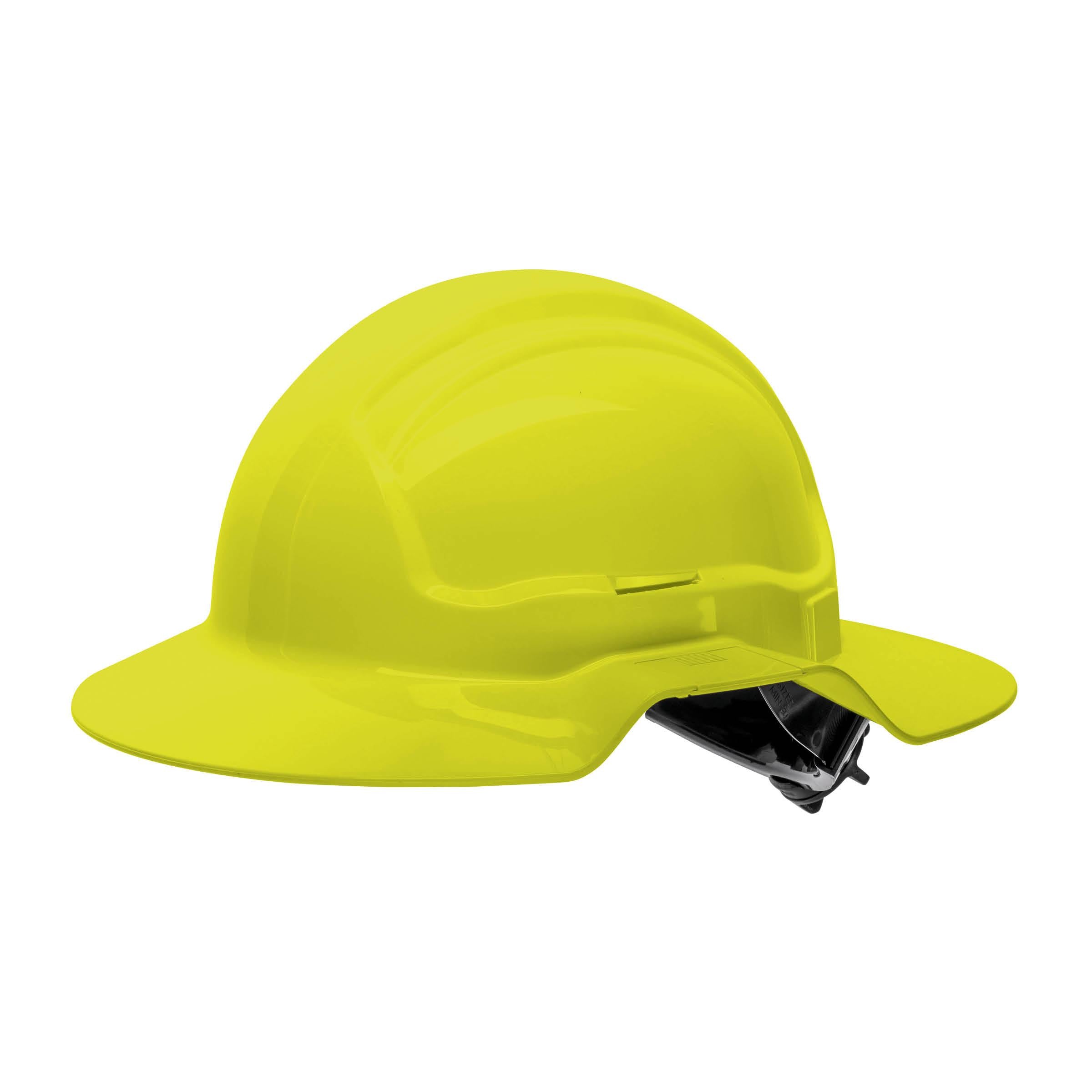 Force360 HPFPRBB56R Broad Brim Hard Hat, Non-Vented, 6 Point Ratchet Harness, Type 1