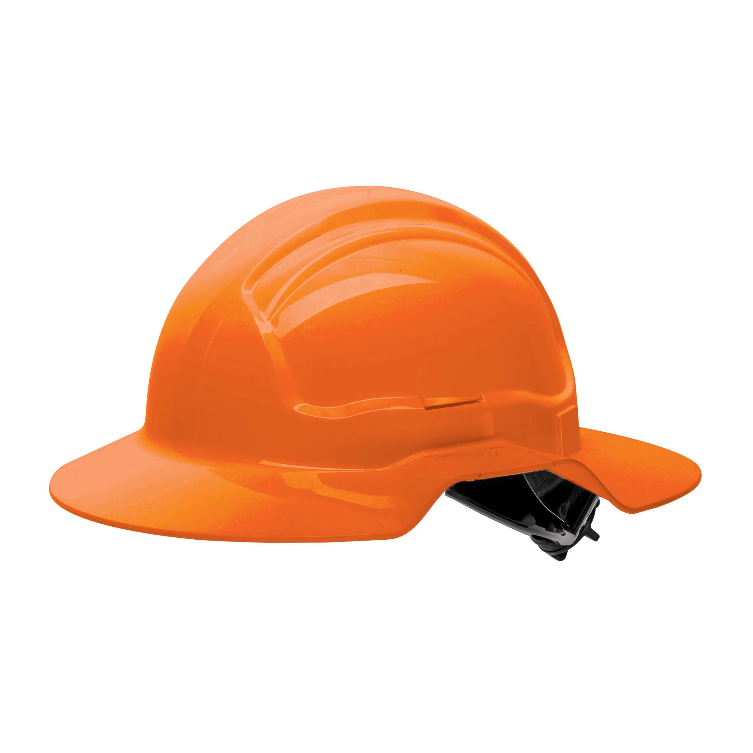 Force360 HPFPRBB56R Broad Brim Hard Hat, Non-Vented, 6 Point Ratchet Harness, Type 1