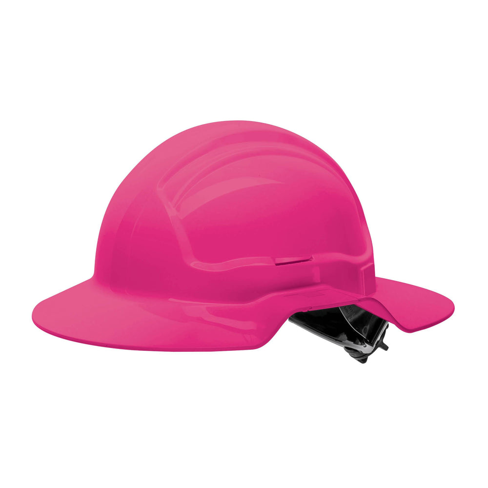 Force360 HPFPRBB56R Broad Brim Hard Hat, Non-Vented, 6 Point Ratchet Harness, Type 1