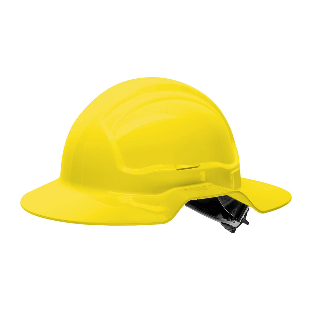 Force360 HPFPRBB56R Broad Brim Hard Hat, Non-Vented, 6 Point Ratchet Harness, Type 1