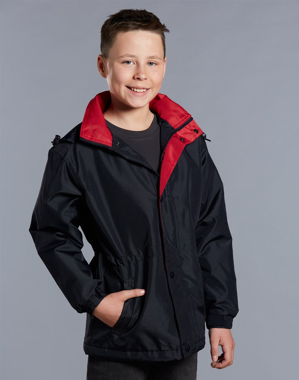 Kindess Comp Jacket Winning Spirit Jk01k Stadium Kids Contrast Jacket — The Workwear Shed