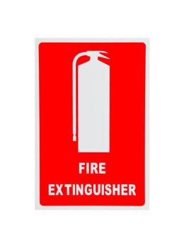 Lsexssti Extinguisher Sign Label S/adh Words