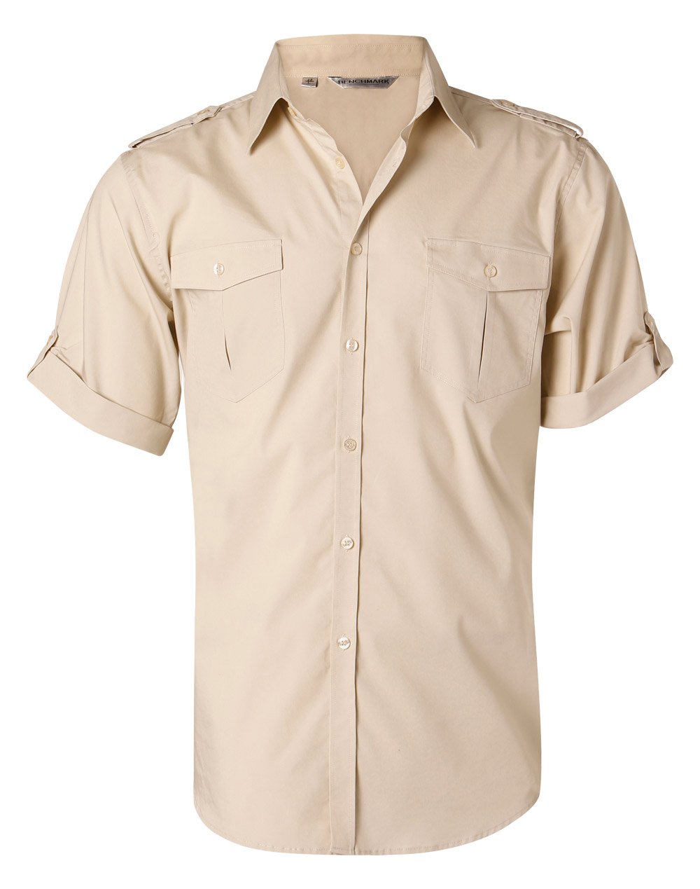 Benchmark M7911 Mens Short Sleeve Military Shirt