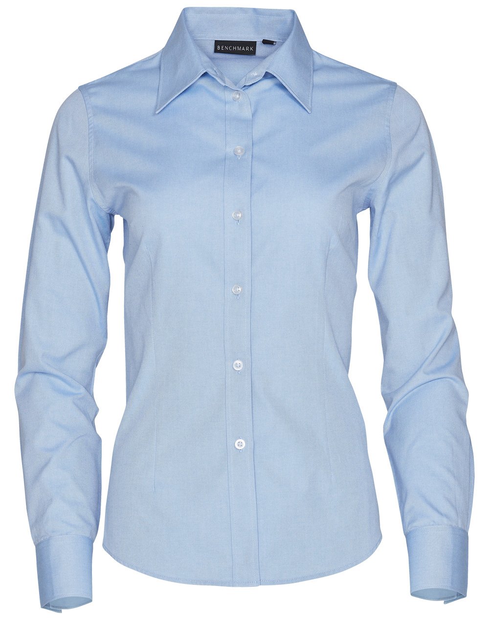 Benchmark M8040l Ladies Cvc Oxford L/s Shirt