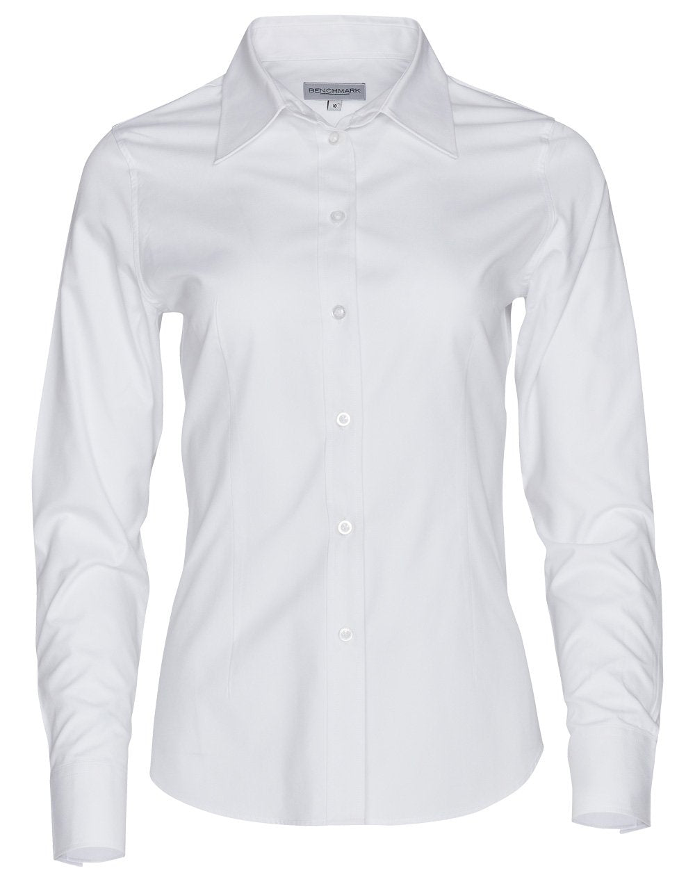 Benchmark M8040l Ladies Cvc Oxford L/s Shirt